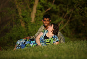 Engagement portrait session in Fort Royal, Virginia