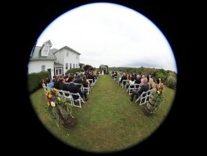 Outdoor wedding at Walden Hall, Reva, Virginia